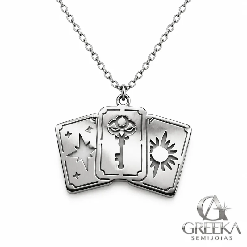 Corrente Greeka Corrente Tarot em aço inox 304